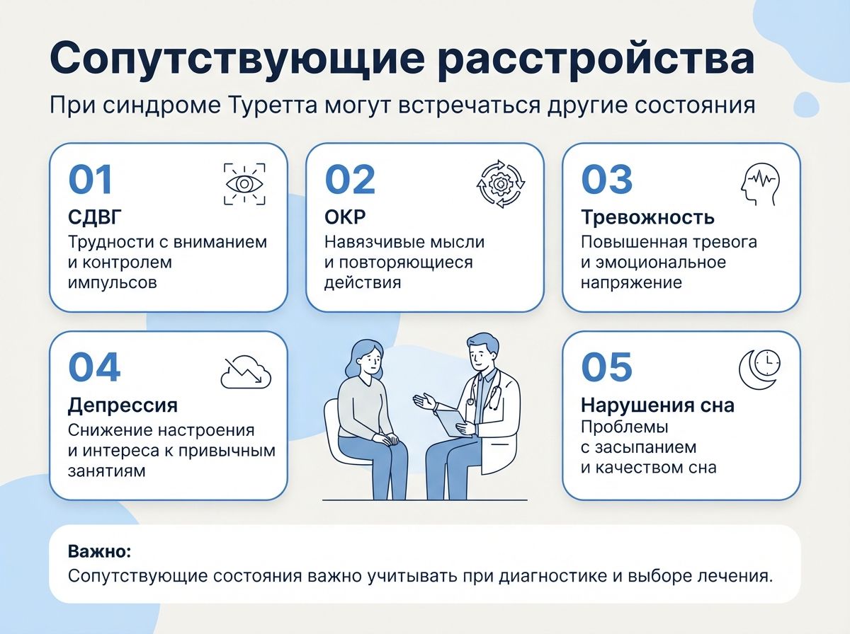 Лечение синдрома Туретта в Буе инфографика
